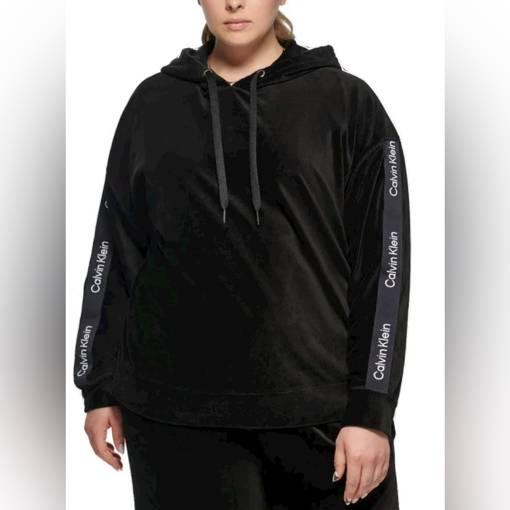 Calvin Klein Performance Hooded Black Sweatshirt